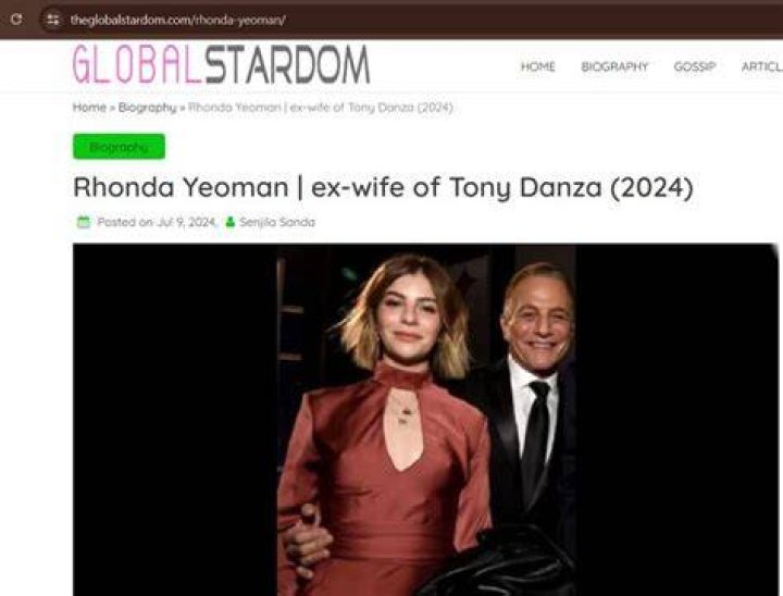 Unveiling The Untold Story Of Rhonda Yeoman: Tony Danza's Ex-Wife